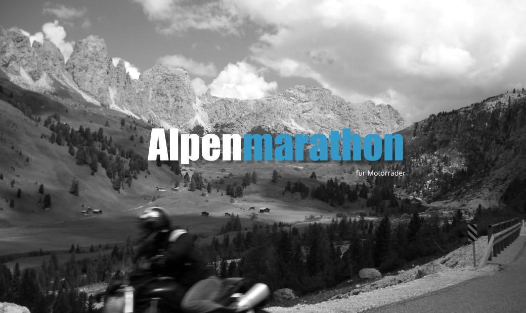 Alpenmarathon für Motorräder